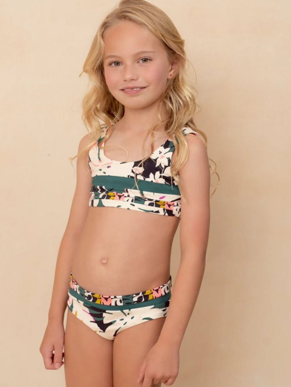 Maaji Kids Tropical Leaves Iceland Girls Bikini Set
